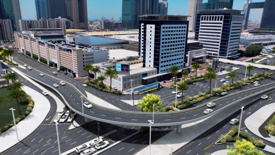 RTA to Open 500-Metre Bridge, Serving Traffic from Dubai World Trade Centre onto Al Mustaqbal Street